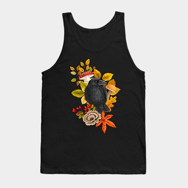 Autumn raven Tank Top by katerinamk